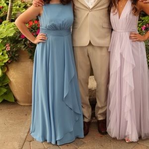 dress-woman’s periwinkle blue. prom or dressy formal